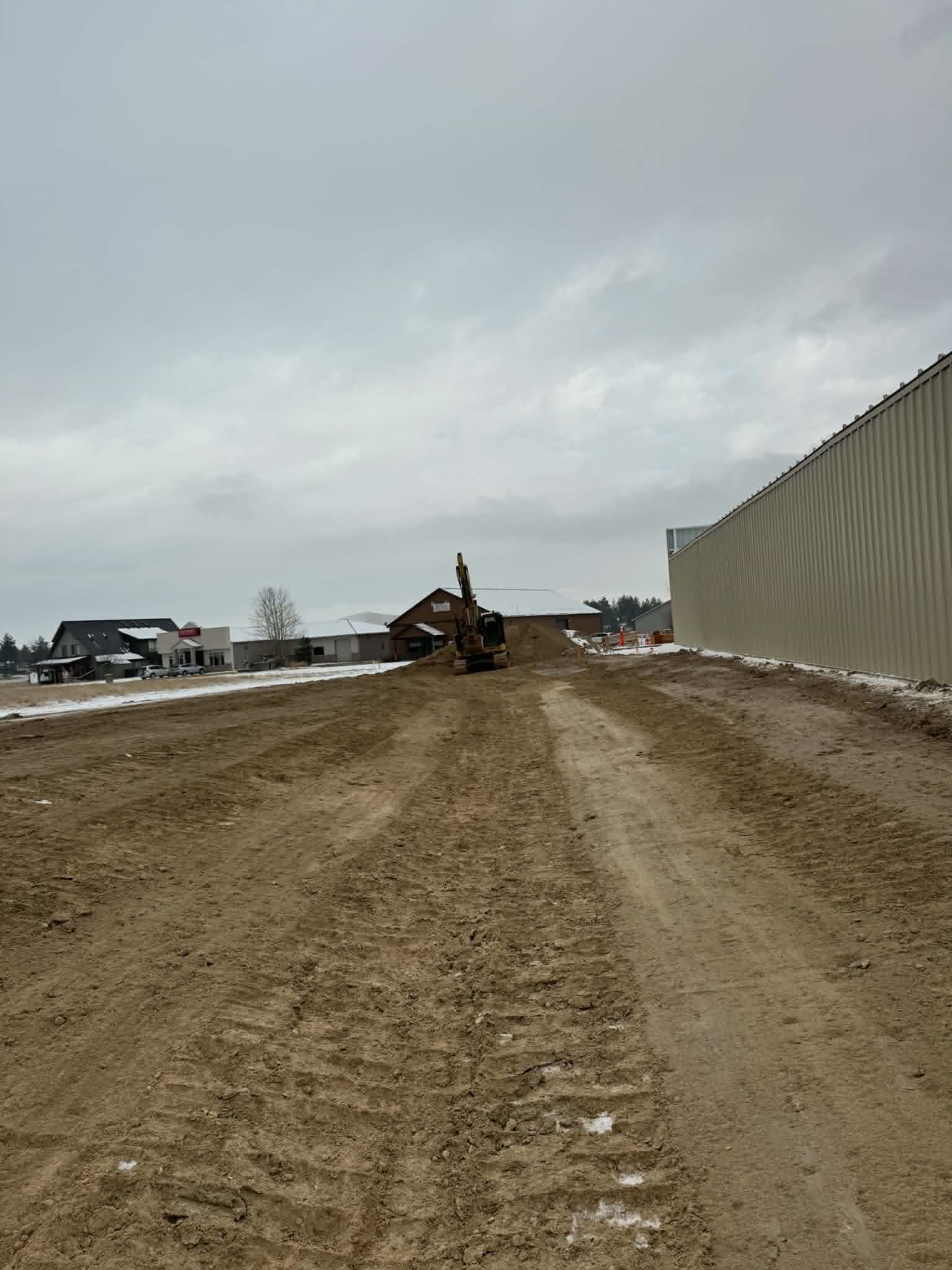 Excavation site work